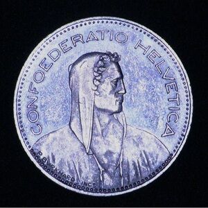 1994 5FR Helvetica Coin